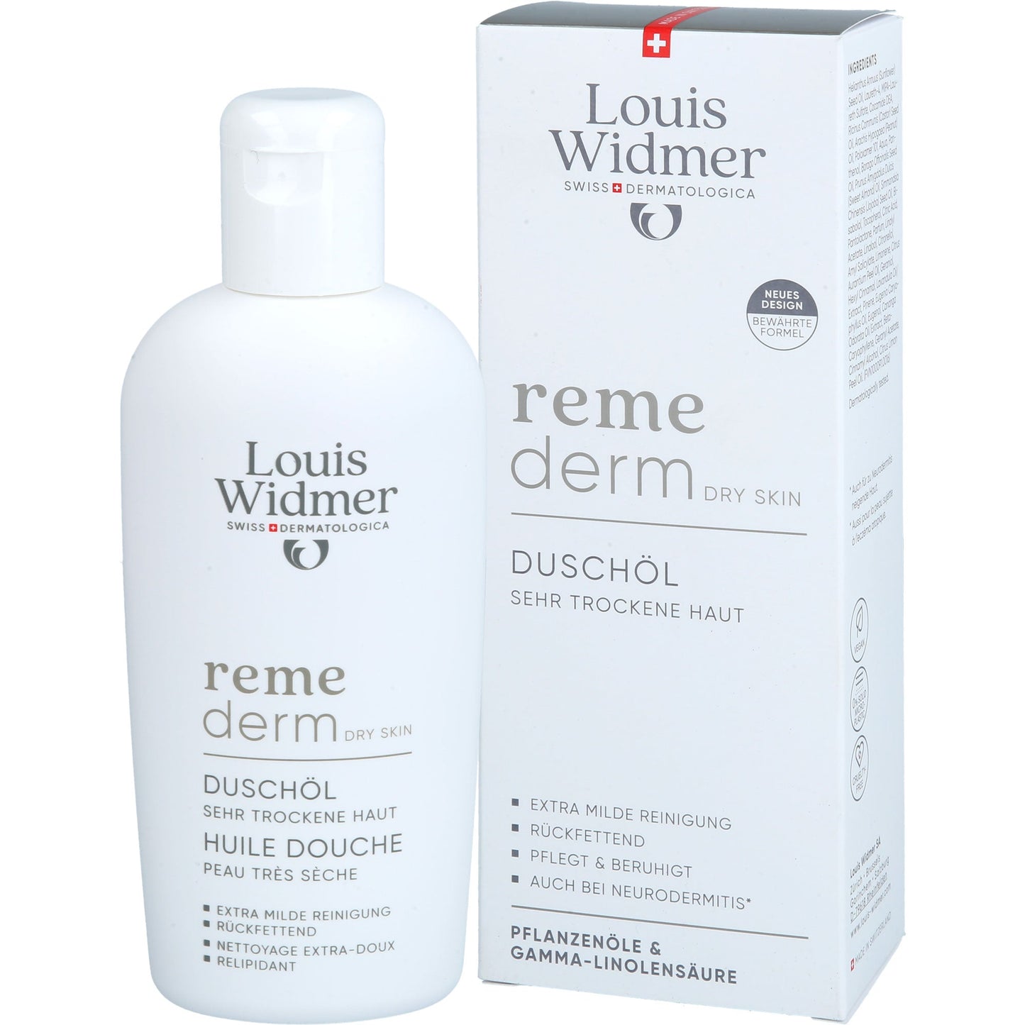 WIDMER Remederm dry Skin shower oil