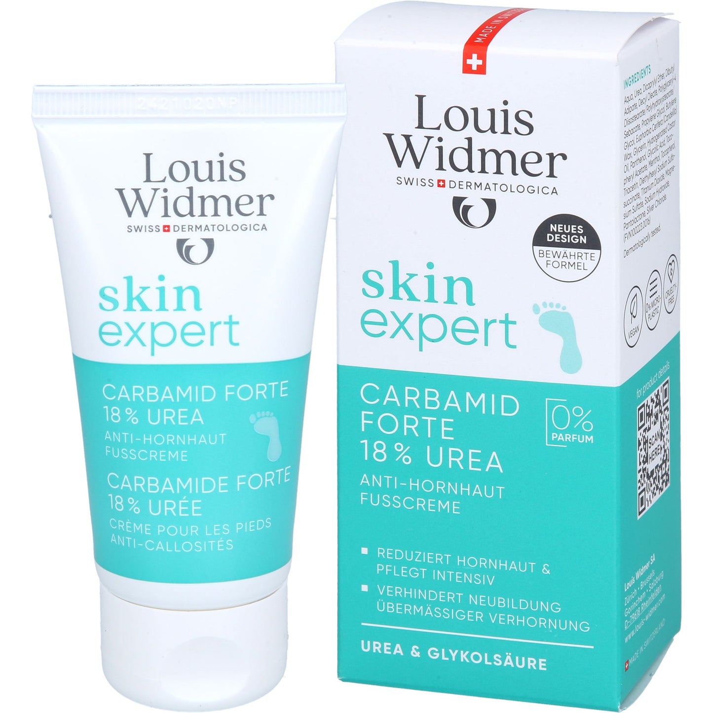 WIDMER skinexpert CARBAMID FORTE foot cr.18% urea oP