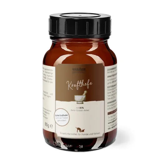Single feed for dogs and cats Waldkraft Energy Yeast with 80% Beta-Glucan Content 80 g
