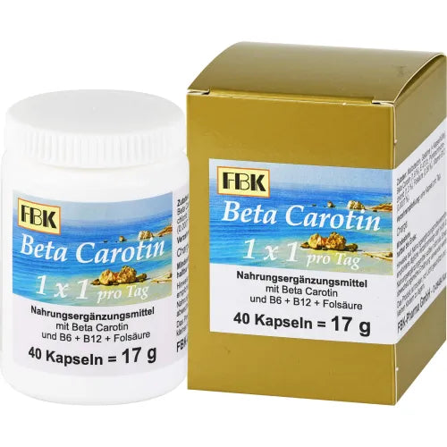 With beta-carotene, vitamin B6, B12 and folic acid Beta carotene Austria