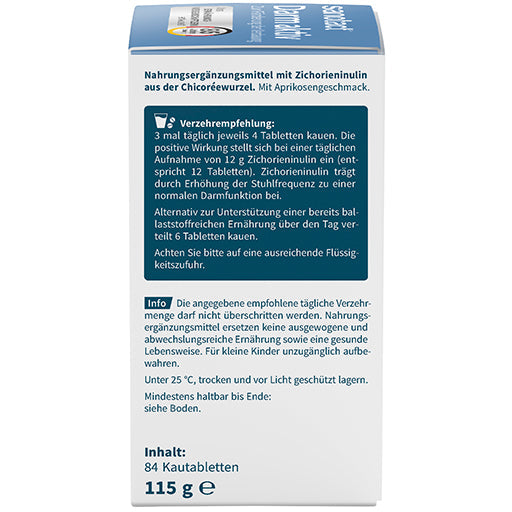 With inulin fiber from chicory root intestinal ACTIVE chewable tablets