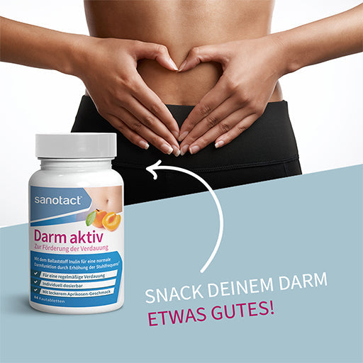 With inulin fiber from chicory root intestinal ACTIVE chewable tablets