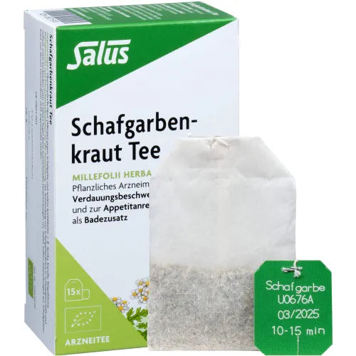Yarrow herb medicinal tea Millef.herba Bio Salus 15 pieces