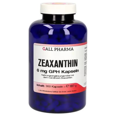ZEAXANTHIN 6 mg GPH Capsules