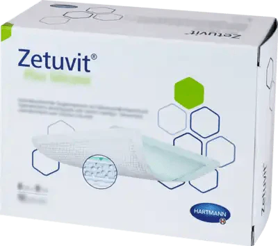 ZETUVIT Plus Silicone sterile 8x8 cm UK