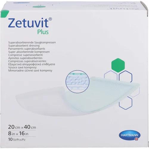 ZETUVIT Plus extra strong suction compress sterile 20x40 cm