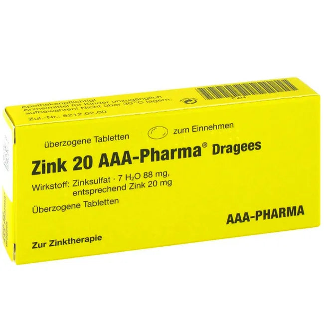 ZINC 20 AAA-Pharma Dragees