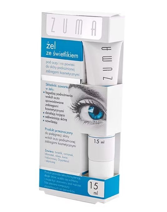 ZUMA gel with skylight eye and eyelid to irritated skin 15ml