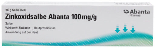 Zinc oxide ointment Abanta 100 mg-g 100 g