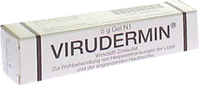 Zinc sulfate, VIRUDERMIN Gel UK