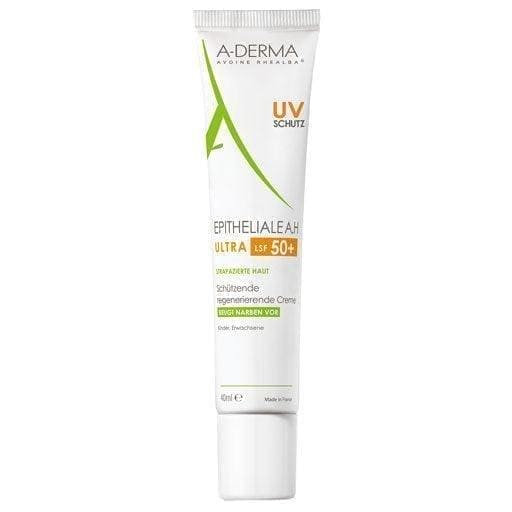 A-DERMA EPITHELIAL AH ULTRA Cream SPF 50+, accelerate healing skin wound UK