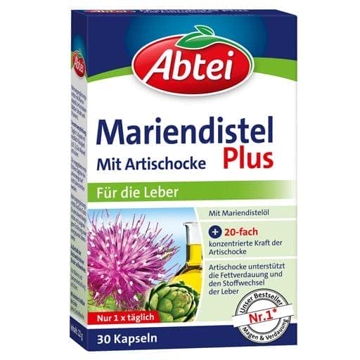 ABBEI Milk Thistle Plus capsules Artichoke TF UK