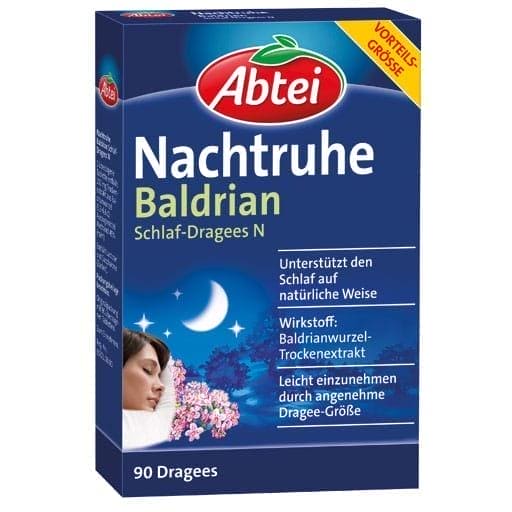 ABBEI night rest valerian sleep dragees N UK