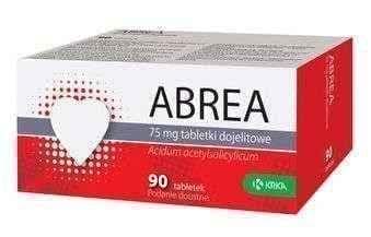 Abrea, acetylsalicylic acid (Acidum Acetylsalicylicum) UK