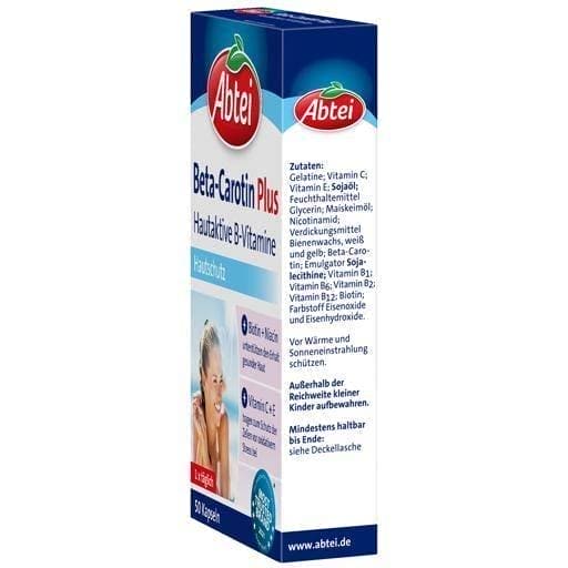 ABTEI Beta Carotene Plus Skin active B vitamins UK