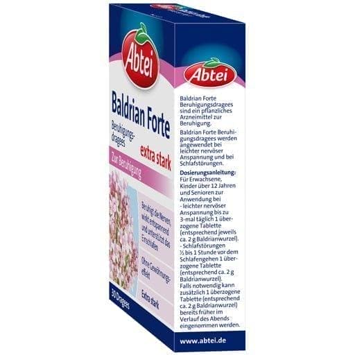 ABTEI Valerian forte, nervous system Nervous restlessness, Sleep disorders UK