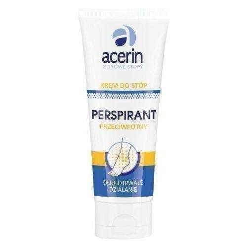 ACERIN Foot cream perspirant antiperspirant 75ml, antiperspirant for feet UK