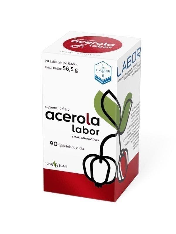 Acerola Labor 90 chewable, hesperidin and rutin UK