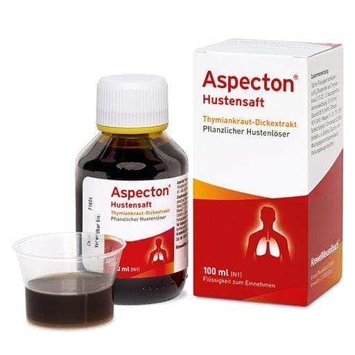Acute bronchitis, Extract of thyme, ASPECTON cough syrup UK