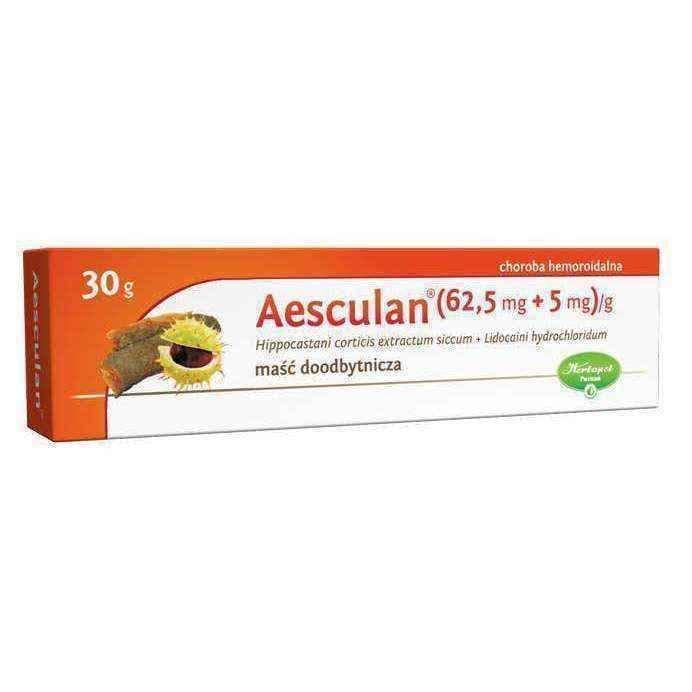 AESCULAN tannic acid, esculin ointment 30g, hemorrhoids anus ...