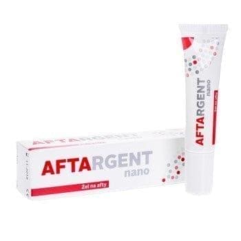 Aftargent Nano Gel 15ml, oral mucosa, nanokoloid silver UK