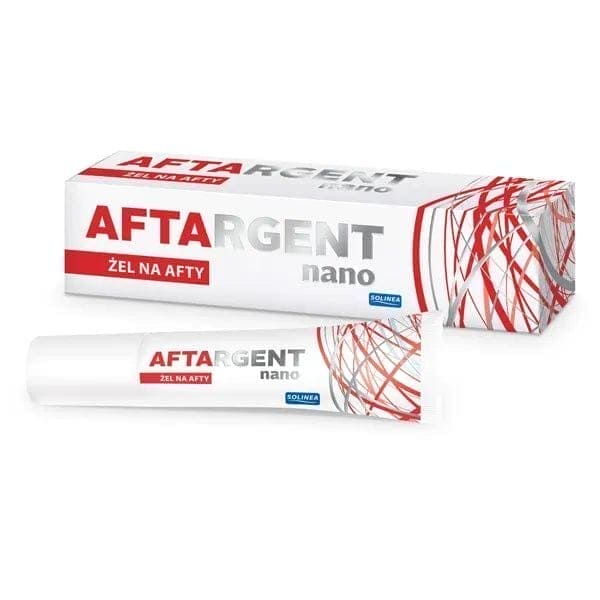 Aftargent Nano Gel 15ml, oral mucosa, nanokoloid silver UK