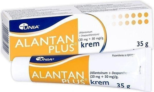 Alantan Plus Cream 35g Treatment of various wounds- abrasions, minor cuts UK