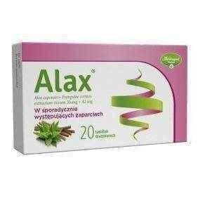 Alax, intestinal smooth muscle spasm UK