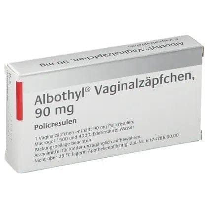ALBOTHYL vaginal suppositories, infected vagina, yeast infection vagina treatment UK