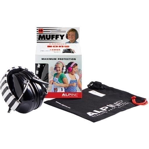 ALPINE MUFFY boys earmuffs black UK