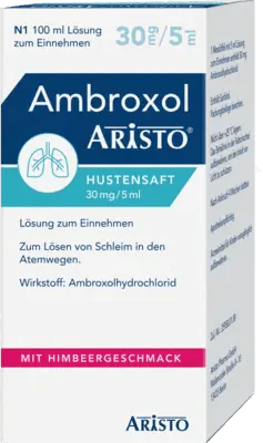 AMBROXOL, ambroxol hydrochloride, Aristo cough syrup UK