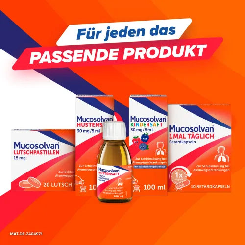 ambroxol hydrochloride MUCOSOLVAN Cough Syrup Portion Sachets 30 mg-5 ml 15 x 5 ml - 13