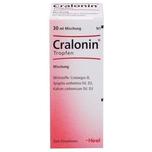 Angina pectoris, CRALONINE drops UK