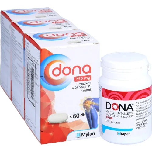 anti-rheumatic (antirheumatic) DONA 750 mg film-coated tablets 180 tablets