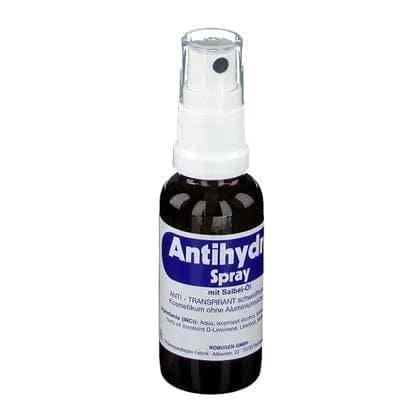 Anti transpirant, sage oil, methenamine spray UK