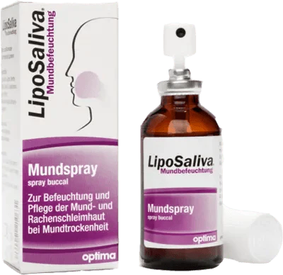aphthous ulcers, LIPOSALIVA mouth moistening spray UK