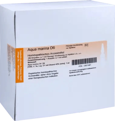 AQUA MARINA D 6 ampoules UK