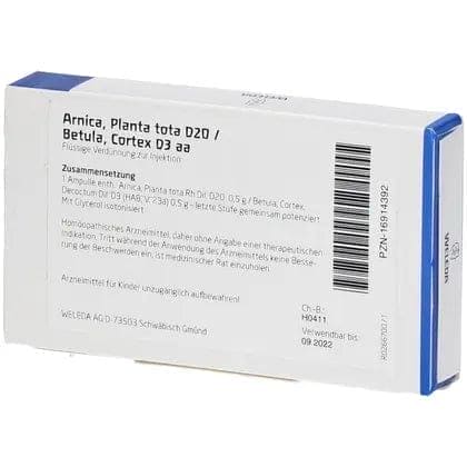 Arnica montana PLANTA tota, Betula Cortex ampoules, treatment of degenerative joint disease UK