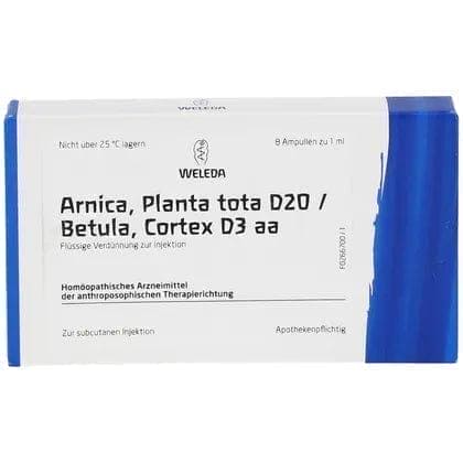 Arnica montana PLANTA tota, Betula Cortex ampoules, treatment of degenerative joint disease UK