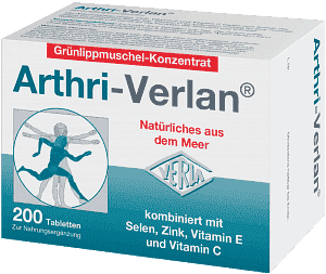 ARTHRI-VERLAN Green Lipped Mussel UK