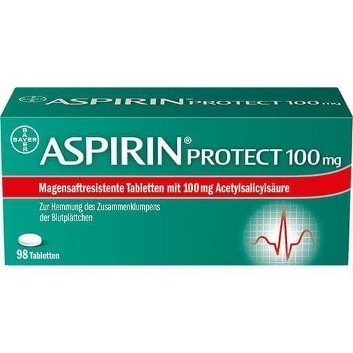 ASPIRIN Protect 100 mg acetylsalicylic acid tablets UK