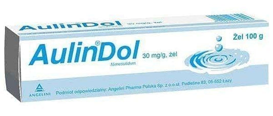 AulinDol gel, nimesulide, Nimesulidum UK
