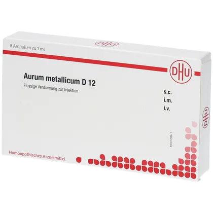 AURUM METALLICUM D 12 ampoules UK
