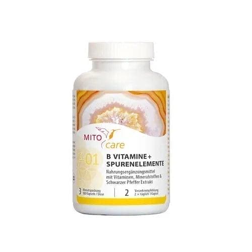 B-VITAMINS + trace elements, chrome, iron, iodine, copper, molybdenum, manganese UK