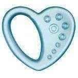 Baby teething | Water teether Heart 2/294 x 1 piece UK