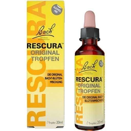 BACH BLOSSOM Original Rescura alcohol-free drops UK