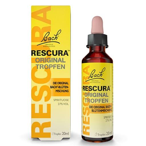 BACH FLOWERS, Original Rescura drops, with alcohol UK