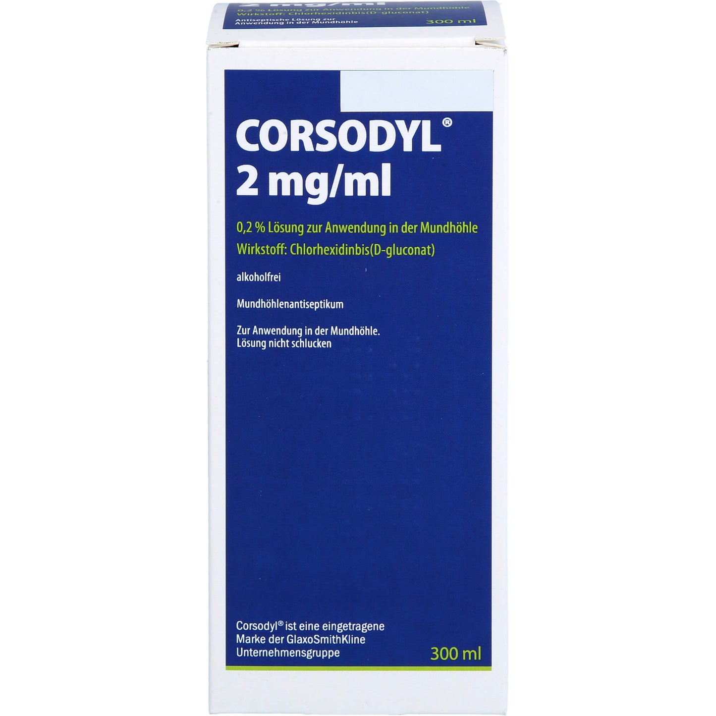CORSODYL solution, bacterial counts in the oral cavity