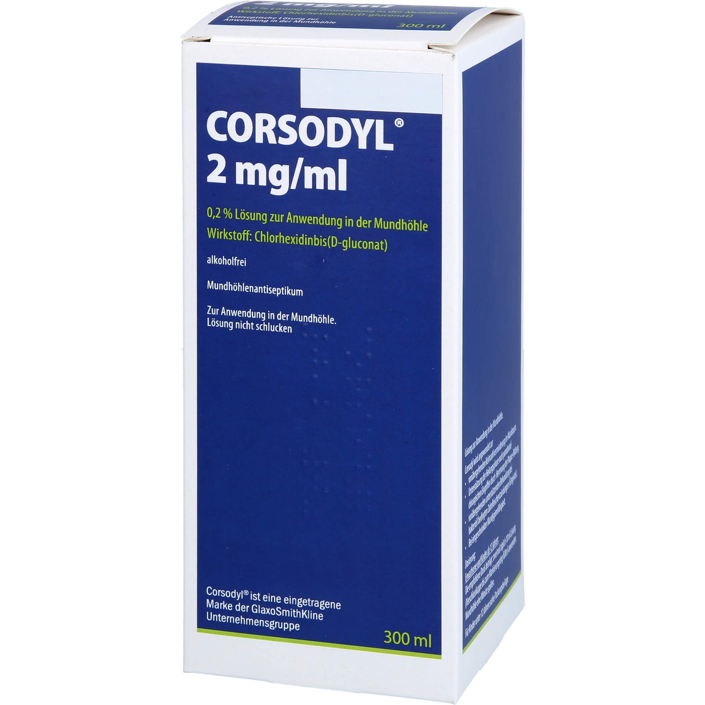 CORSODYL solution, bacterial counts in the oral cavity