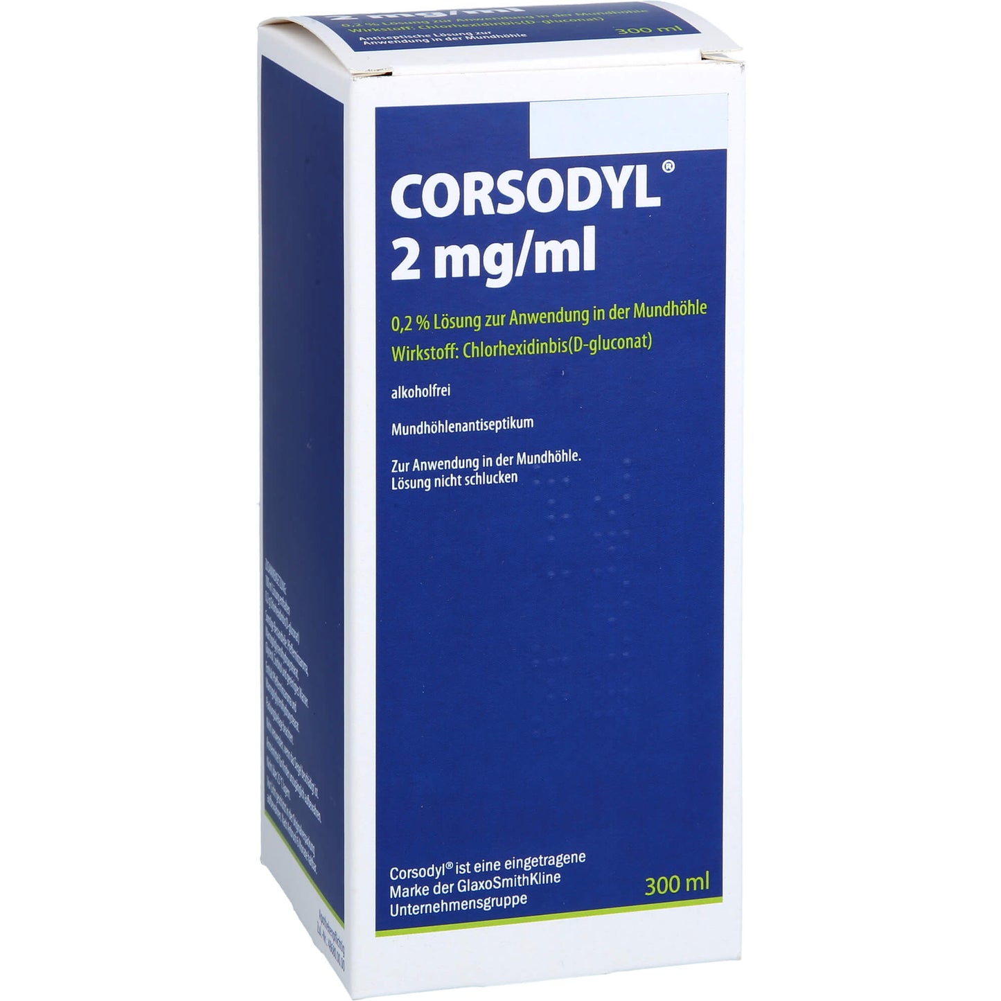 CORSODYL solution, bacterial counts in the oral cavity